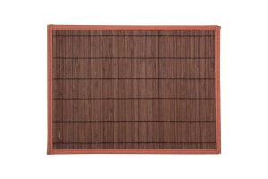 Салфетка сервировочная из бамбука BM-05, цвет: тёмно-коричневый, подложка: EVA. Артикул: 312350