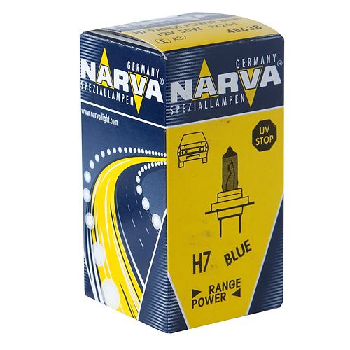 NARVA Лампа H7 55W P26d+30% RP-BLUE 12V (48638RPB) (10). Артикул: 48638RPB
