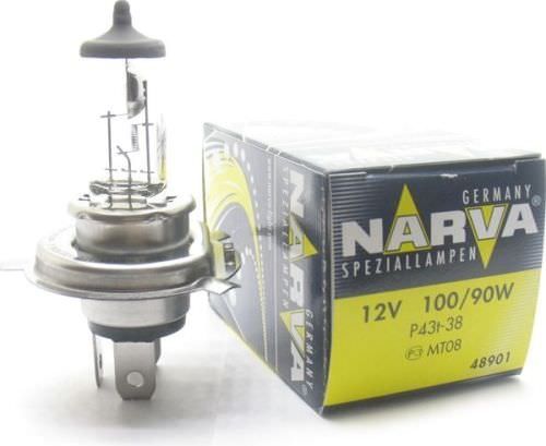 Лампа NARVA H4 100/90W P43t-38 12V (10). Артикул: 48901