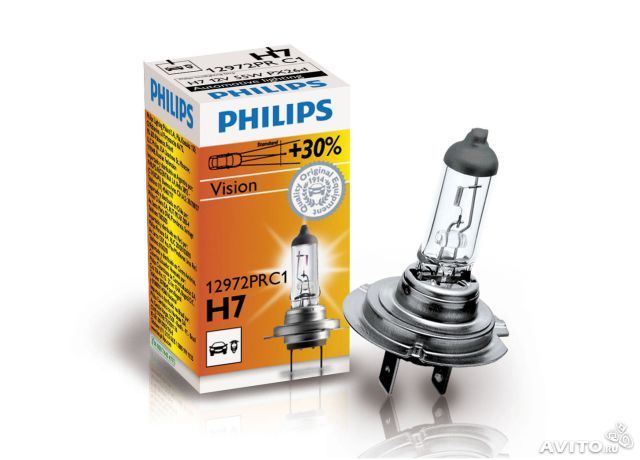 PHILIPS Лампа H7 55W +30% premium (10). Артикул: 12972PR