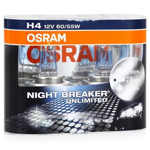 Лампа OSRAM H4 60/55W P43t-38 +110% NBR EUROBOX -2 шт (5). Артикул: 64193NBU-DuoBox