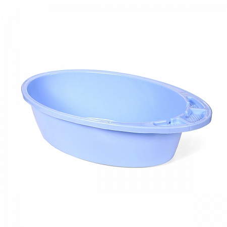  Фото №1 - Ванночка детская 50л пластмассовая (голубой цвет)(5). Артикул: 10035001