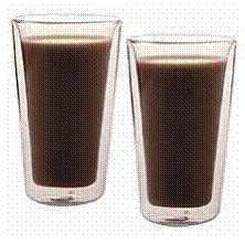  Фото №1 - Набор стаканов с двойными стенками - 350 мл. Артикул: Z-1012