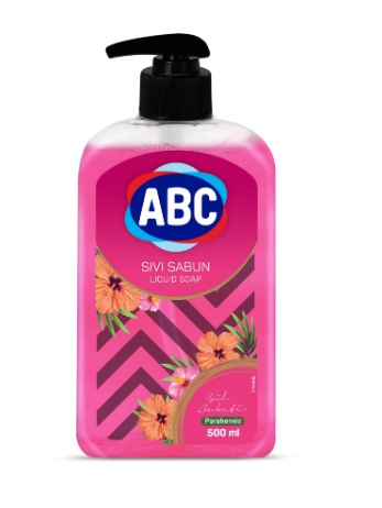  Фото №1 - Жидкое мыло Марки ABC Розовый Букет 500 ML x 12. Артикул: ЮГ