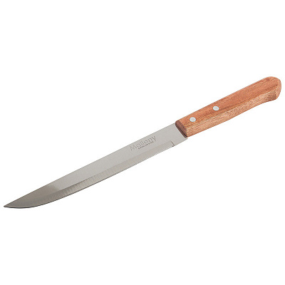  Фото №1 - Нож с деревянной рукояткой ALBERO MAL-02AL 20 см. Артикул: 5166