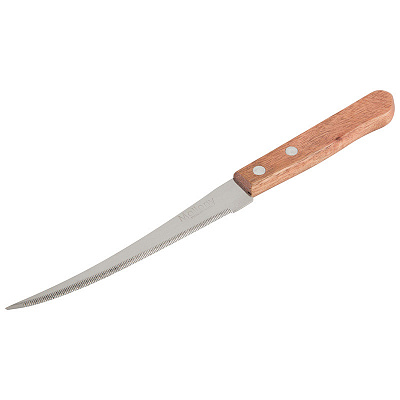  Фото №1 - Нож с деревянной рукояткой ALBERO MAL-04AL 13 см. Артикул: 5169