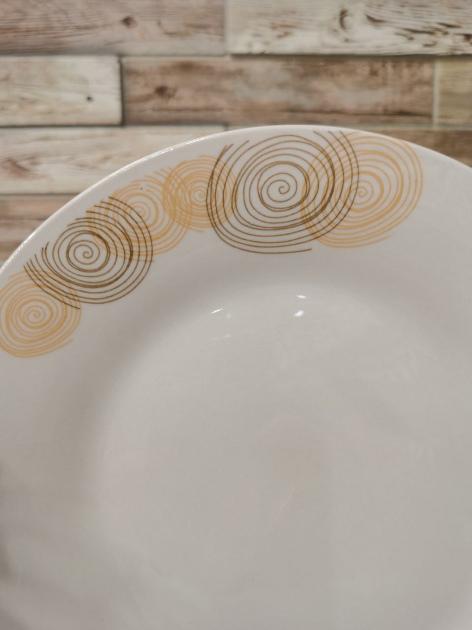  Фото №3 - Тарелка десертная, керамика, 19 см, Бежевые круги. Артикул: 363574