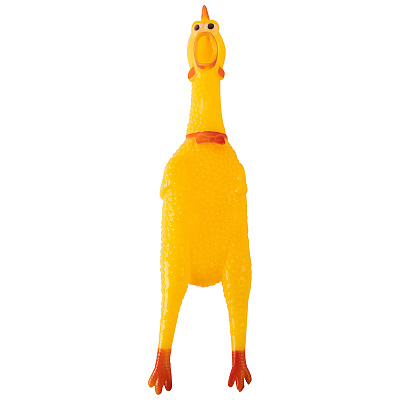  Фото №1 - Игрушка-пищалка Курица, 15 см. Артикул: 104152