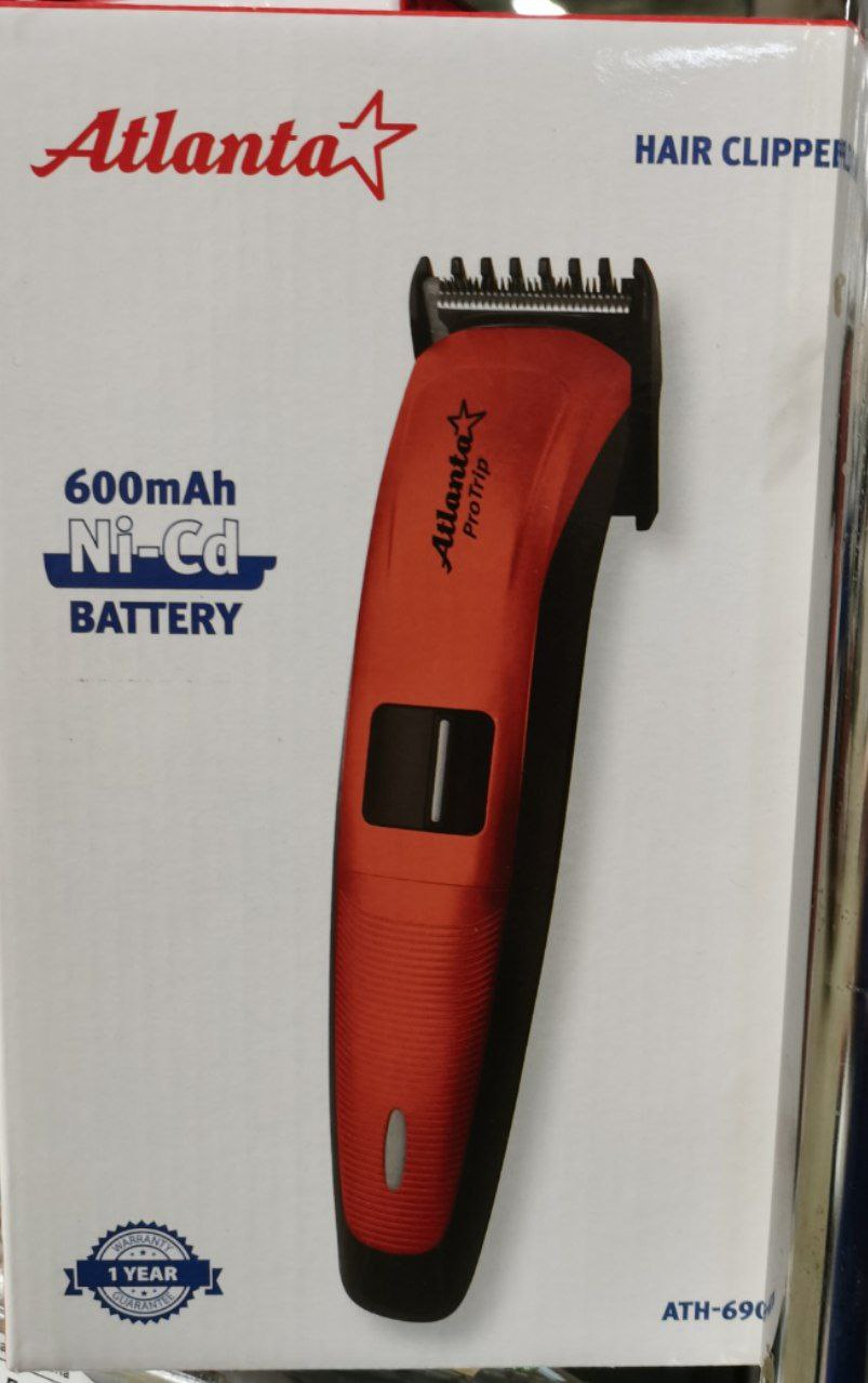  Фото №3 - Триммер аккумуляторный для волос. Артикул: ATH-6904 (red)