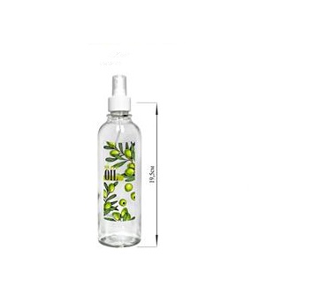 Фото №1 - Бутылка цилиндр с кнопочным дозатором для масла/соусов, Olive oil 330 мл. Артикул: 01950-00517