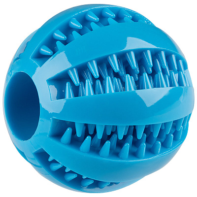  Фото №1 - Жевательная игрушка для собак, мяч, 70 мм. Артикул: 105329