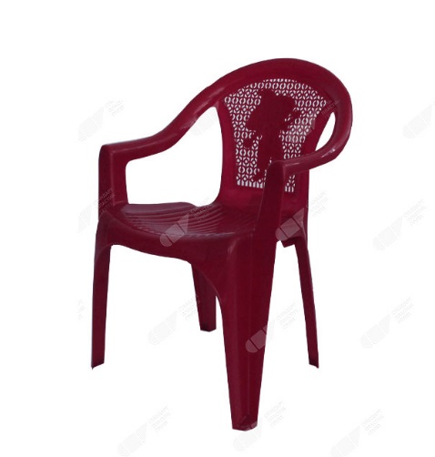  Фото №1 - Кресло детское (380х350х535)мм (рубиновый). Артикул: 160-0055