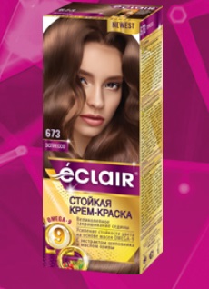  Фото №1 - Крем-краска для волос с маслами ЕCLAIR 