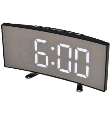 Фото №1 - Настольные LED часы 3 в 1 (будильник, термометр, календарь), размер: 17х7.2х3.1 см. . Артикул: VC-8010