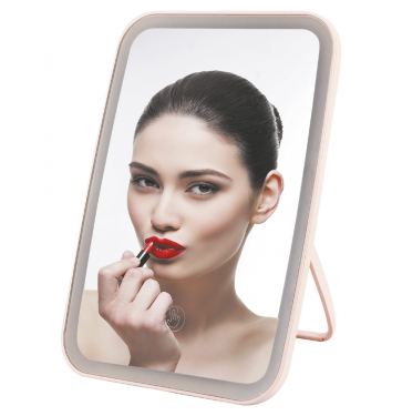  Фото №1 - Зеркало для макияжа с подсветкой, размер: 23.8х16.8х2.5 см.. Артикул: VC-8013