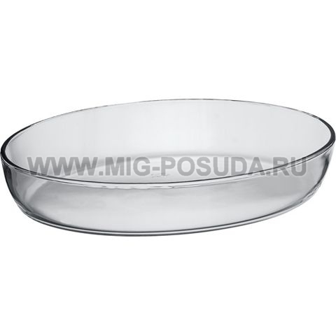  Фото №1 - Боржам-Посуда для СВЧ форма овальная бкрышки 3л (350*245 мм). Артикул: 59074
