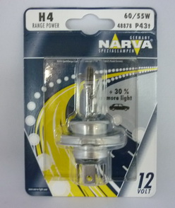 NARVA Лампа H4 60/55W P43t-38 +30% RP-BLUE "блистер" 12V (48677RPBбл) (10). Артикул: 48677RPBбл