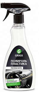  Фото №1 - GRASS Полироль-очиститель пластика матовый блеск тригер 0,6 кг. 110394 (6). Артикул: 110394