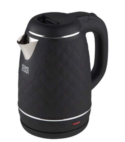  Фото №1 - Электрический чайник Homestar HS-1007 (1,7 л), черный, двойной корпус. Артикул: 107008