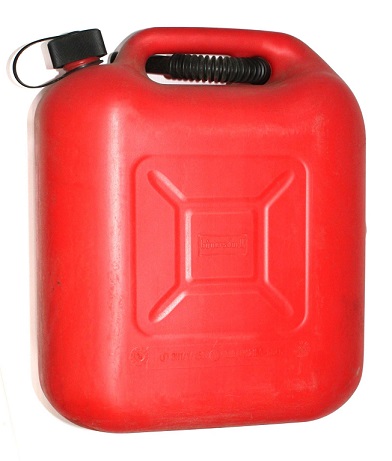  Фото №1 - Канистра пластиковая ГСМ 20 литров красная (6). Артикул: