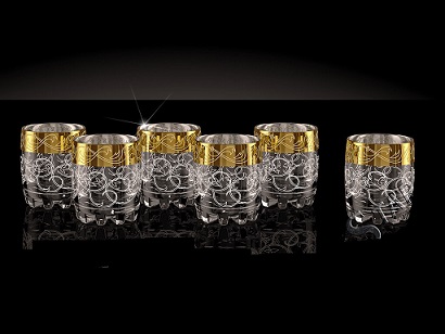  Фото №1 - Набор стаканов для виски Вдохновение Сильвана 315мл (4). Артикул: С415 Вдохновение