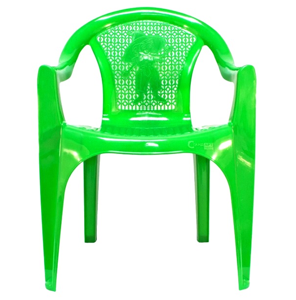  Фото №1 - Кресло детское (380х350х535)мм (салатовый)(1). Артикул: СтандПласт 160-0055