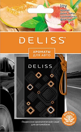  Фото №1 - DELISS подвесное ароматическое саше для автомобиля серии Joy. Артикул: 1714117