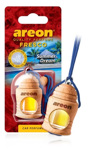  Фото №1 - AREON FRESCO флакон-дерево на шнурке (летняя мечта). Артикул: