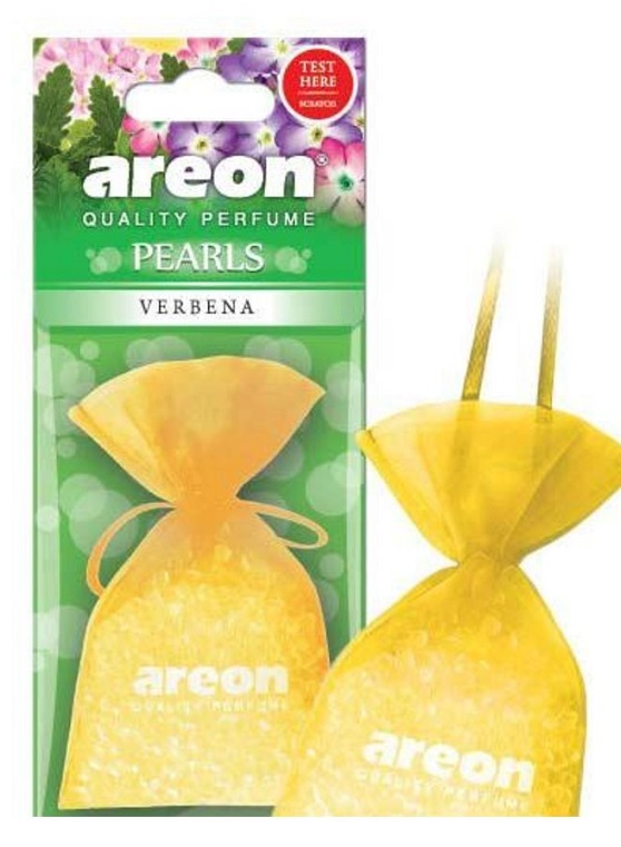  Фото №1 - AREON PEARLS подвесной мешочек с гранулами Verbena (вербена). Артикул: