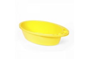 Ванночка детская пластмассовая (желтый цвет). Артикул: