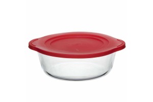 Посуда для СВЧ круглая 1,5л с пласт.крышкой. Артикул: 59123К