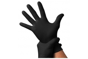 Перчатки нитриловые `L` черные в инд упак. Артикул: Бутрос