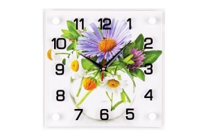 Часы настенные "Полевые цветы" [1/10], 2525-1148. Артикул: 2525-1148 (10)