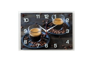 Часы настенные "Две чашки кофе" [1/10], 2535-1019. Артикул: 2535-1019 (10)
