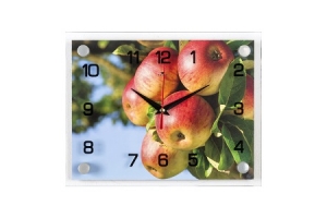 Часы настенные `Яблочки на ветке``21 Bek` [1/10], 2026-669/699. Артикул: 2026-669/699 (10)