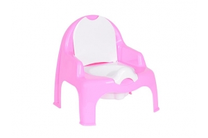 Горшок-стульчик детский розов(10). Артикул: Эльф-023