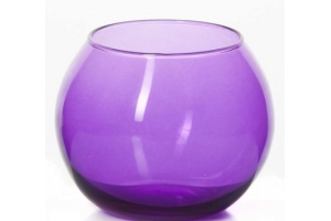 Ваза Pasabahce `Enjoy`, цвет: фиолетовый, высота 7,9 см. Артикул: 43407SLBD6
