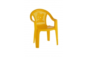 Кресло детское "Мишутка" желт. Артикул: Элластик ОЗ
