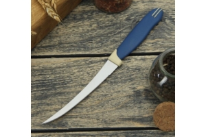 Нож кухонный Доляна «Страйп», зубч.лезв. 11,5 см. Артикул: 1102502