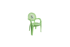 Кресло детское "Дуня" с рисунком зеленый (1). Артикул: 06205 Пр