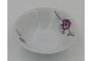 Суповая тарелка фарфор цветы. Артикул: