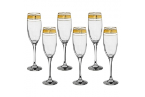 Набор бокалов для шампанского 220мл.. Артикул: 039-108