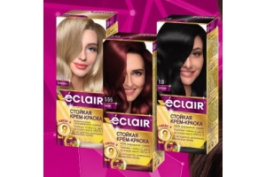 Крем-краска ECLAIR для волос с маслами "OMEGA 9", 1.0. Артикул: 323510