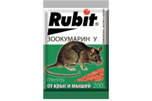 Рубит Зоокумарин+ У гранулы 200 гр сыр(50). . Артикул: Степ.