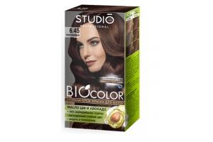 Краска для волос БИГ/STUDIO PROF.BIOCOLOR6.45 КАШТАН. Артикул: