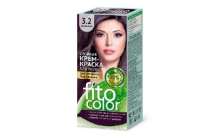 Краска стойкая для волос Fitocolor тон 3.2 Баклажан 115мл. Артикул: