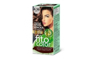 Краска стойкая для волос Fitocolor тон 4.36 Мокко 115мл. Артикул: