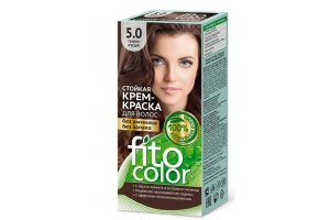 Краска стойкая для волос Fitocolor тон 5.0 Темно-русый 115мл. Артикул: