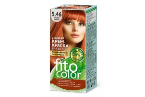 Краска стойкая для волос Fitocolor тон 5.46 Медно-рыжий 115мл. Артикул: