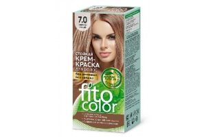 Краска стойкая для волос Fitocolor тон 7.0 Светло-русый 115мл. Артикул: